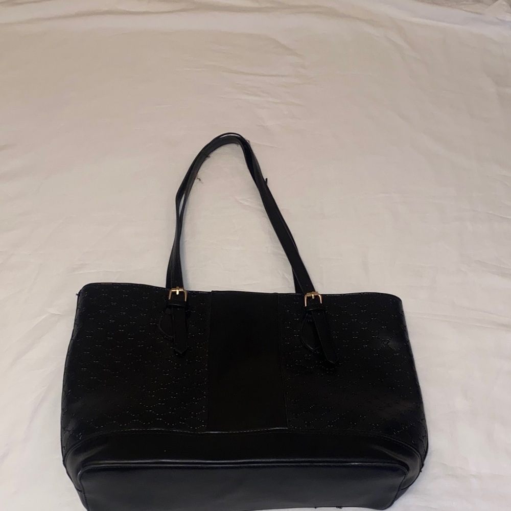 Elegant Black Tote Bag